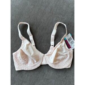 NWT Olga by Warner's Luxury Lift Underwire Bra - Rosewater Pink - 36D